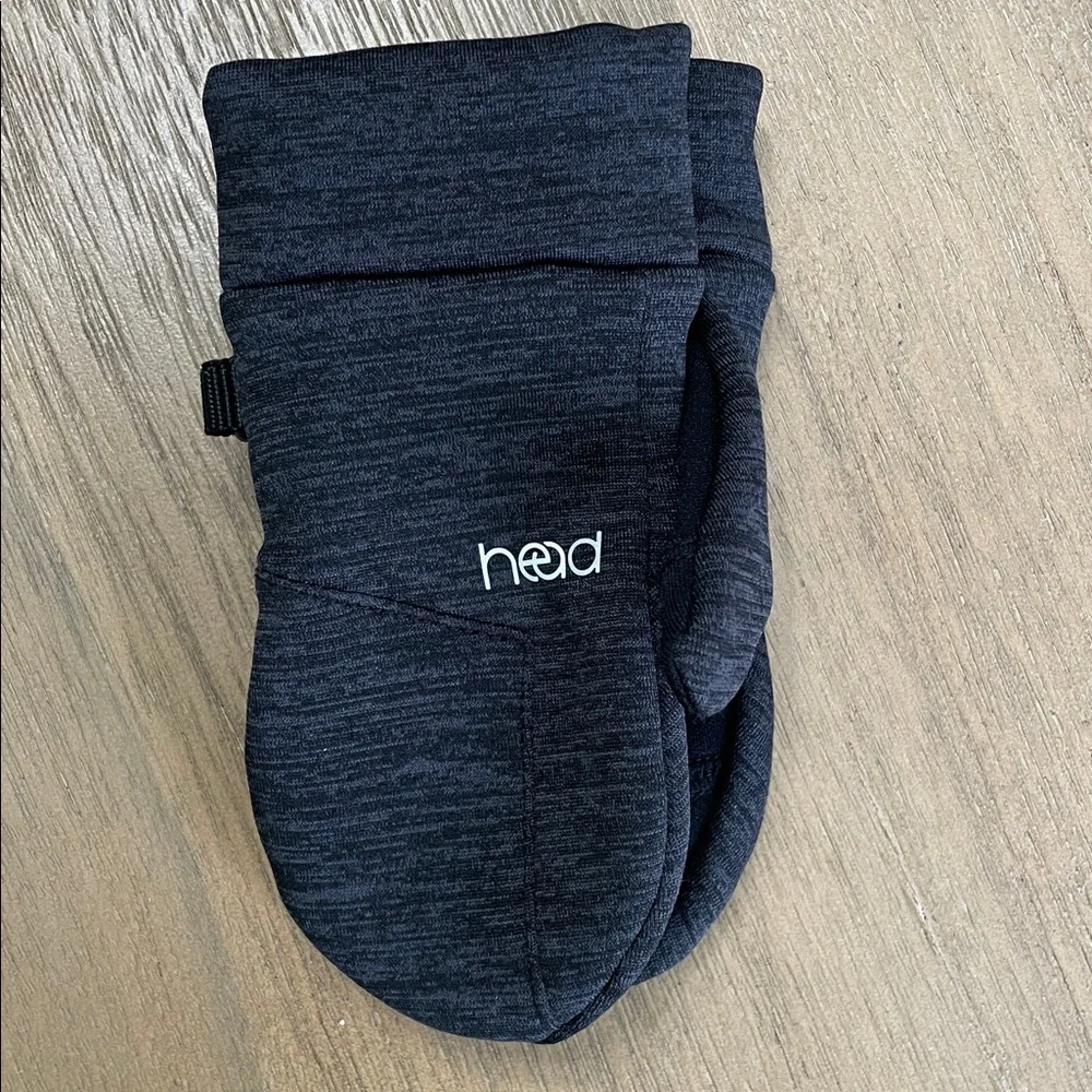Head Black Glove and Heather Gray Mittens Set Toddler